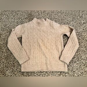 Crewcuts Cable Knit Sweater in Beige